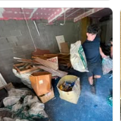 Garden clearance with debris removed
