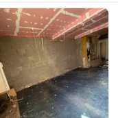 Interior room cleared ready for renovation
